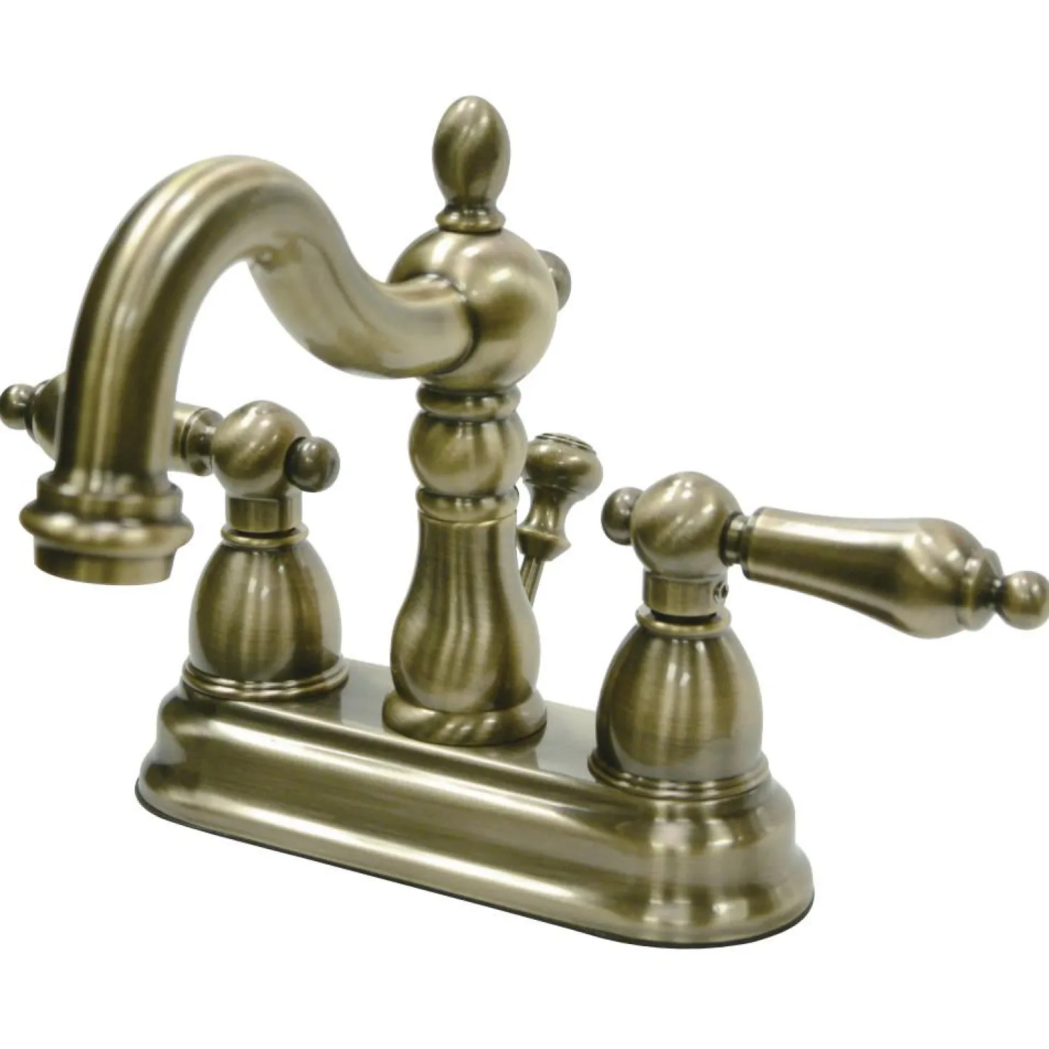 Kingston Brass Heritage 4-Inch Centerset 3-Hole Bathroom Faucet