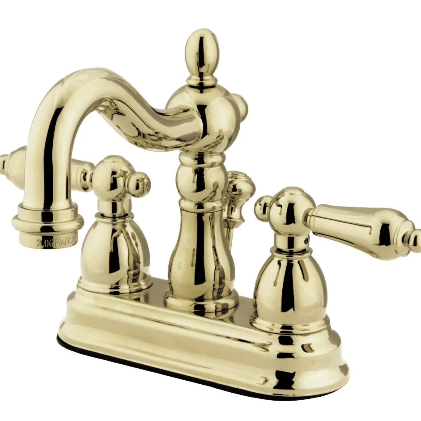 Kingston Brass Heritage 4-Inch Centerset 3-Hole Bathroom Faucet