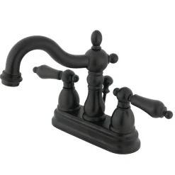 Kingston Brass Heritage 4-Inch Centerset 3-Hole Bathroom Faucet