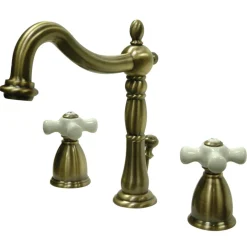 Kingston Brass Heritage 8-Inch Widespread 3-Hole Bathroom Faucet