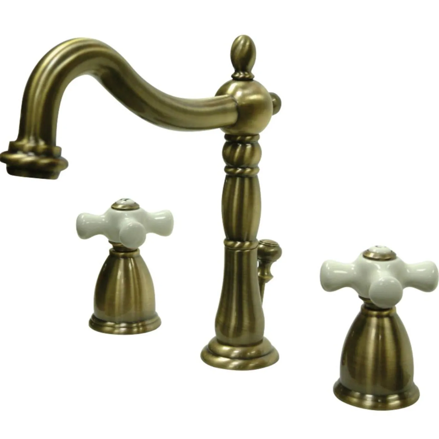 Kingston Brass Heritage 8-Inch Widespread 3-Hole Bathroom Faucet