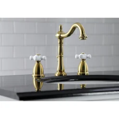 Kingston Brass Heritage 8-Inch Widespread 3-Hole Bathroom Faucet