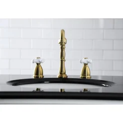 Kingston Brass Heritage 8-Inch Widespread 3-Hole Bathroom Faucet