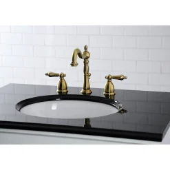 Kingston Brass Heritage 8-Inch Widespread Bathroom Faucet