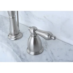 Kingston Brass Heritage 8-Inch Widespread Bathroom Faucet