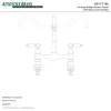 Kingston Brass Heritage Kitchen Bridge Faucet