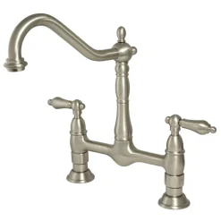 Kingston Brass Heritage Kitchen Bridge Faucet