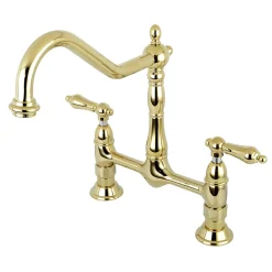 Kingston Brass Heritage Kitchen Bridge Faucet