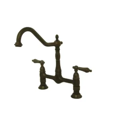 Kingston Brass Heritage Kitchen Bridge Faucet