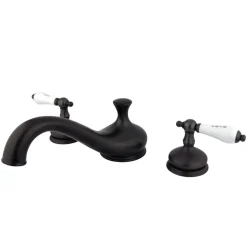 Kingston Brass Heritage Lever-Handle Roman Tub Filler