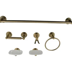 Kingston Brass Heritage 6 Piece Bathroom Accessory Set