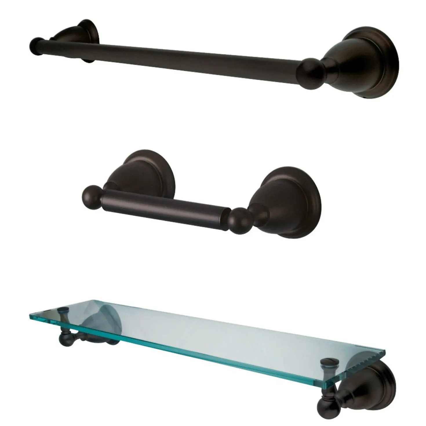 Kingston Brass Heritage 3-Piece 18" Bathroom Accessory Set