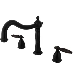 Kingston Brass Heritage Three-Hole Roman Tub Filler