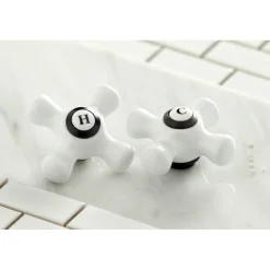 Kingston Brass Heritage Two Handles Wall Mount Tub Filler