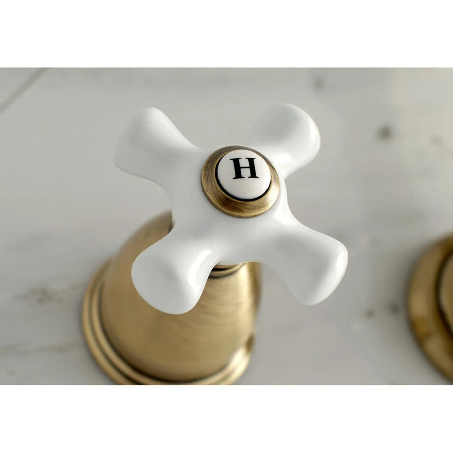 Kingston Brass Heritage Two Handles Wall Mount Tub Filler