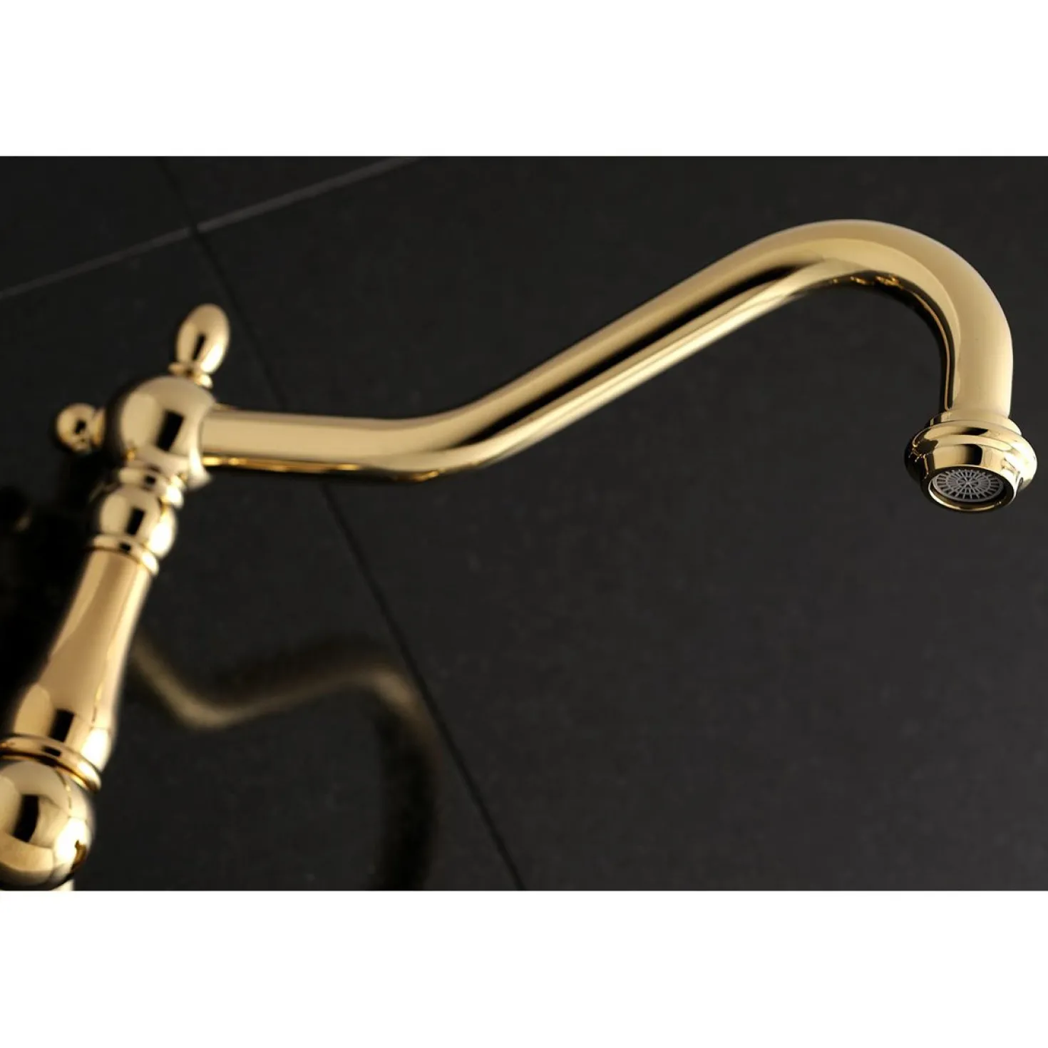 Kingston Brass Heritage Two-Handle Wall Mount Tub Filler