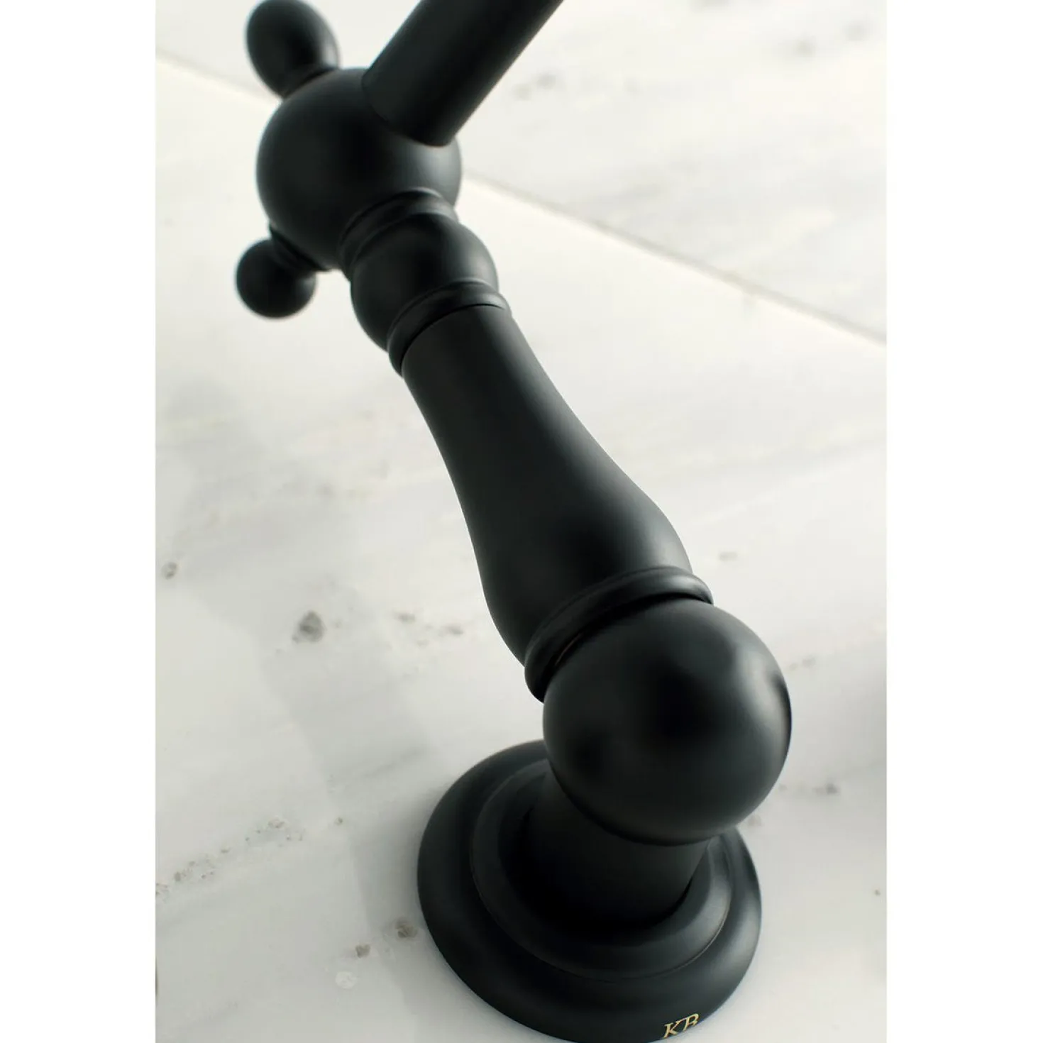 Kingston Brass Heritage Two-Handle Wall Mount Tub Filler