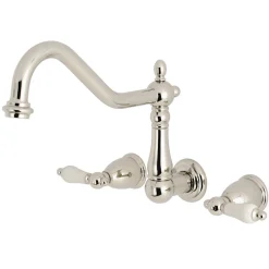 Kingston Brass Heritage Two-Handle Wall Mount Tub Filler