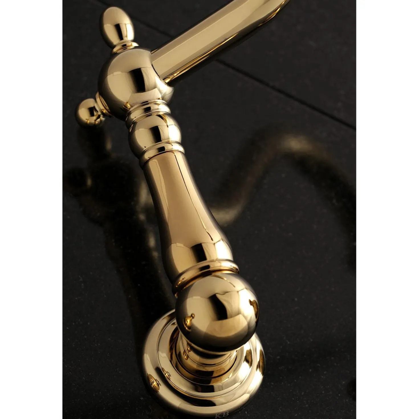 Kingston Brass Heritage Two-Handle Wall Mount Tub Filler