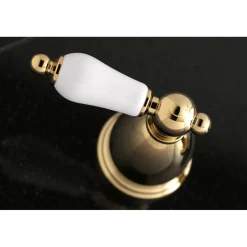 Kingston Brass Heritage Two-Handle Wall Mount Tub Filler