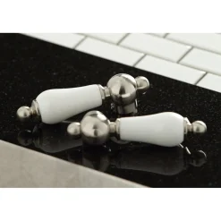 Kingston Brass Heritage Two-Handle Wall Mount Tub Filler