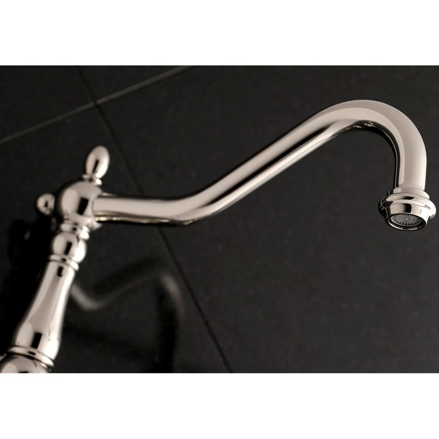 Kingston Brass Heritage Two-Handle Wall Mount Tub Filler