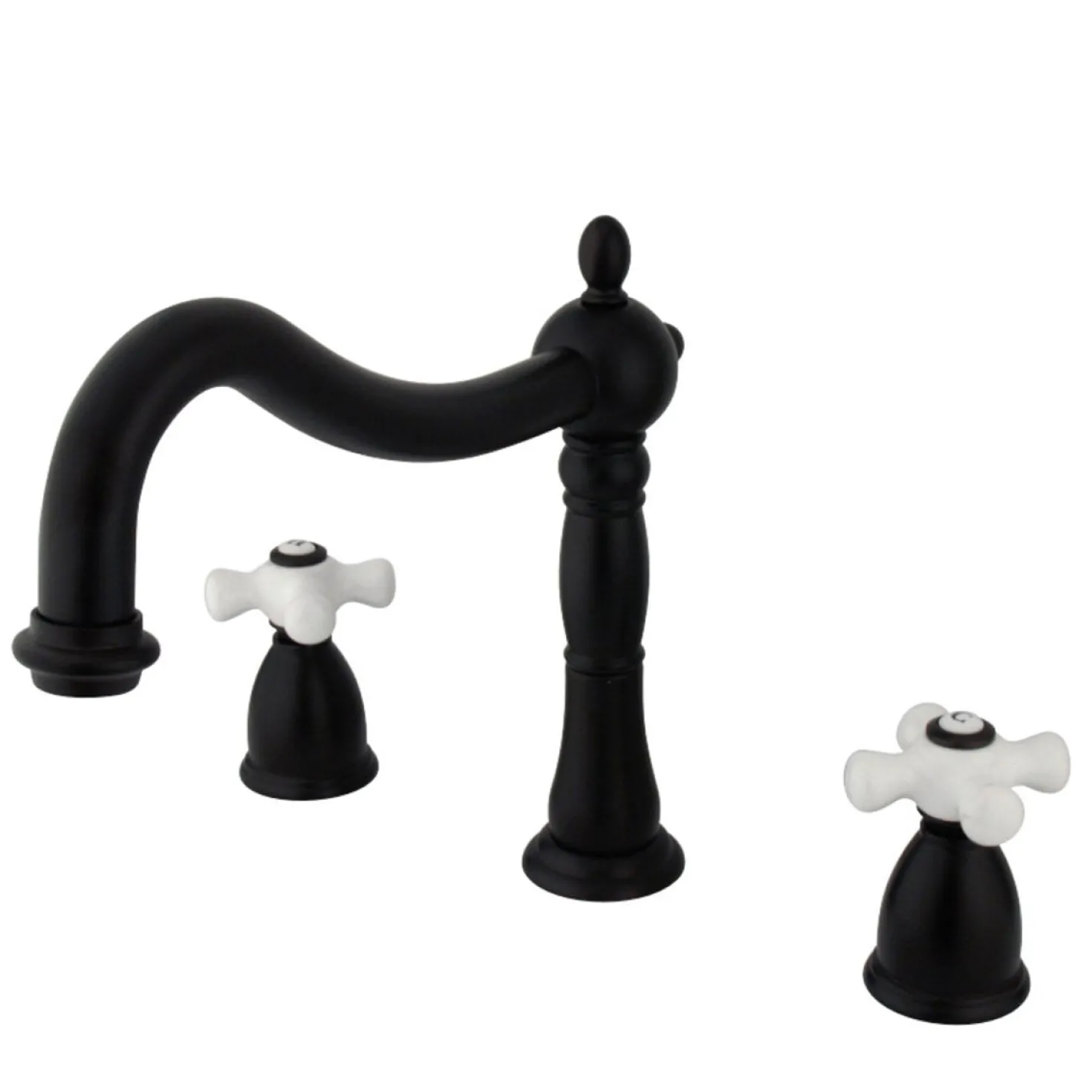 Kingston Brass Heritage Two-Handle Roman Tub Filler