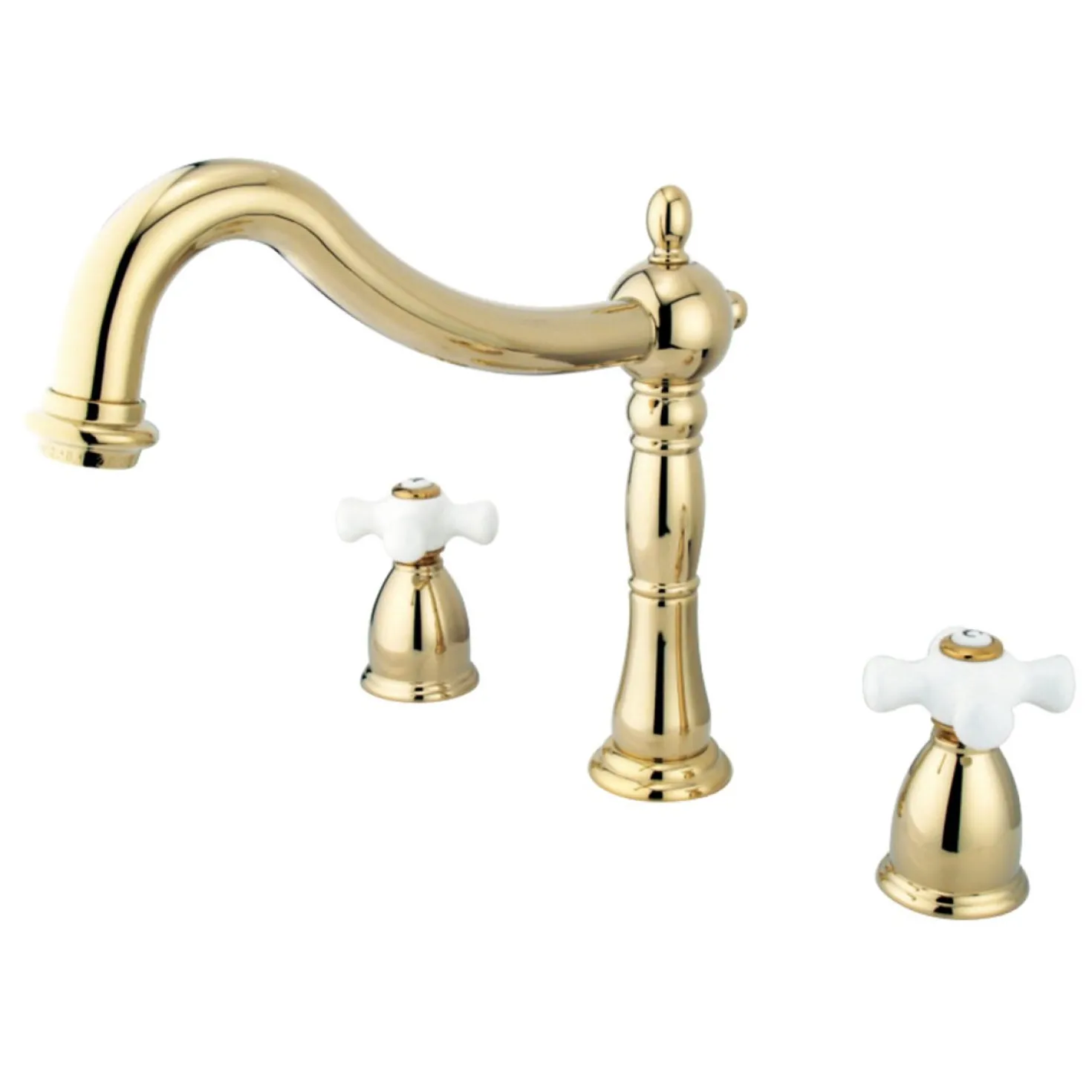 Kingston Brass Heritage Two-Handle Roman Tub Filler