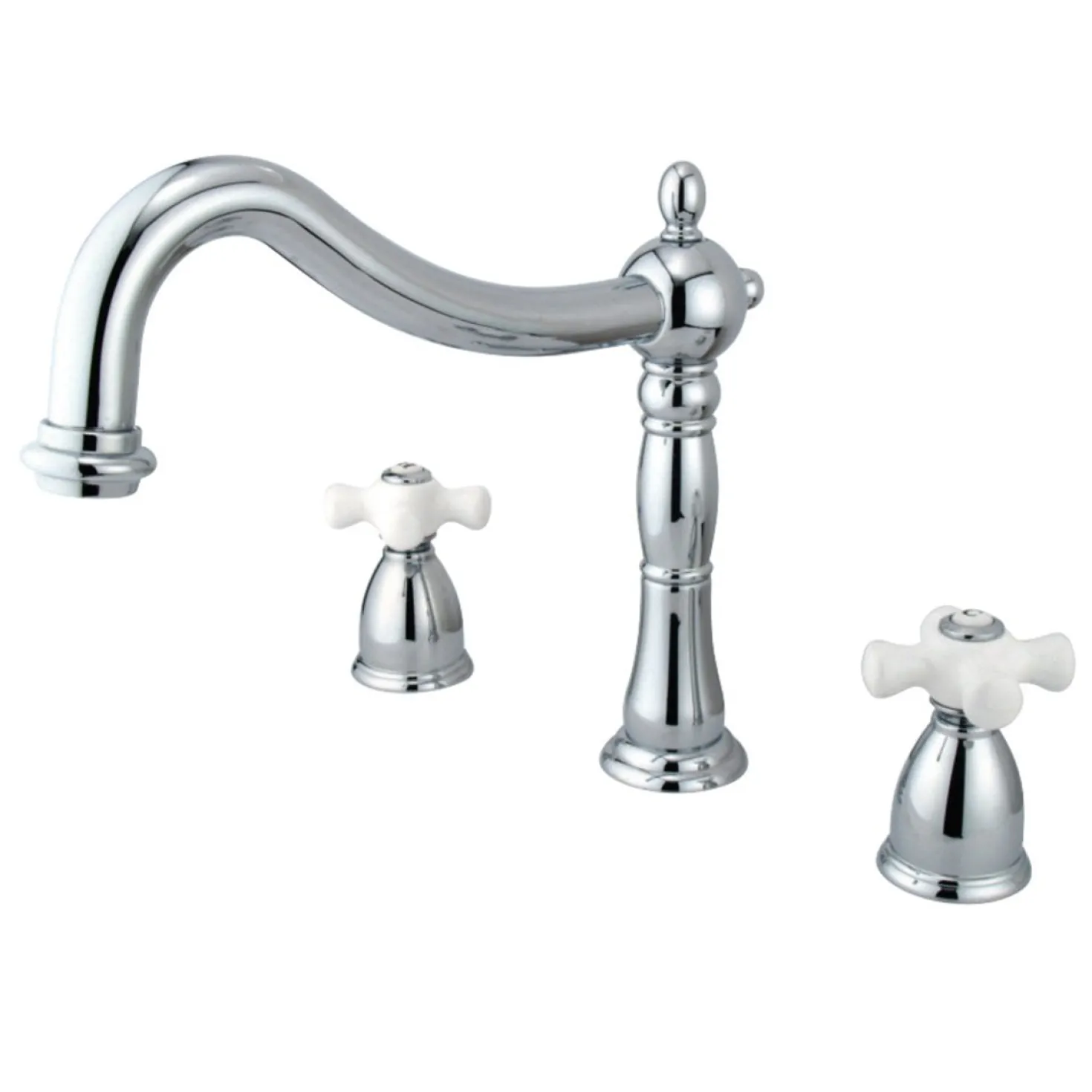 Kingston Brass Heritage Two-Handle Roman Tub Filler