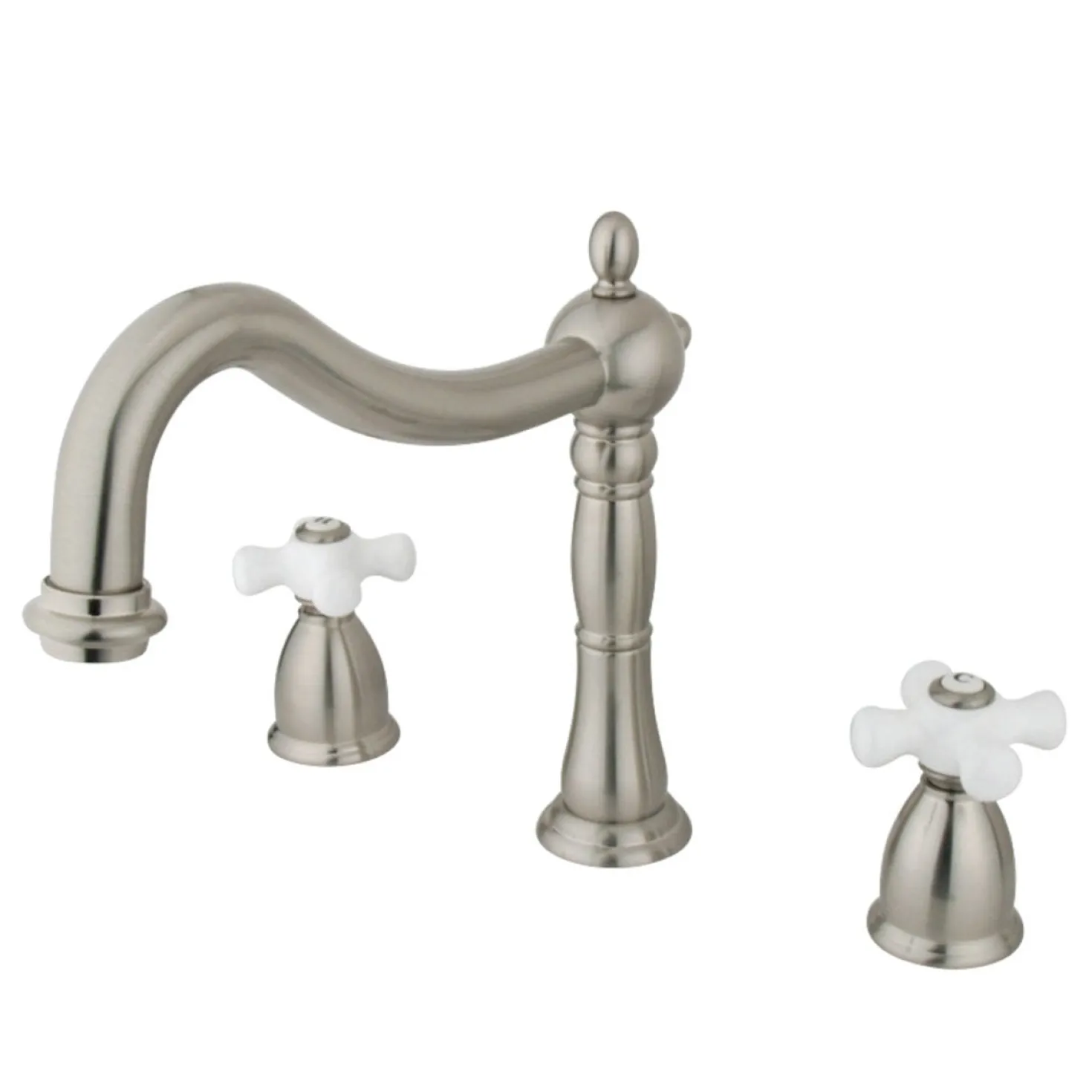 Kingston Brass Heritage Two-Handle Roman Tub Filler