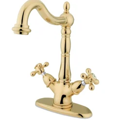 Kingston Brass Heritage Vessel Sink 2-Handle Faucet