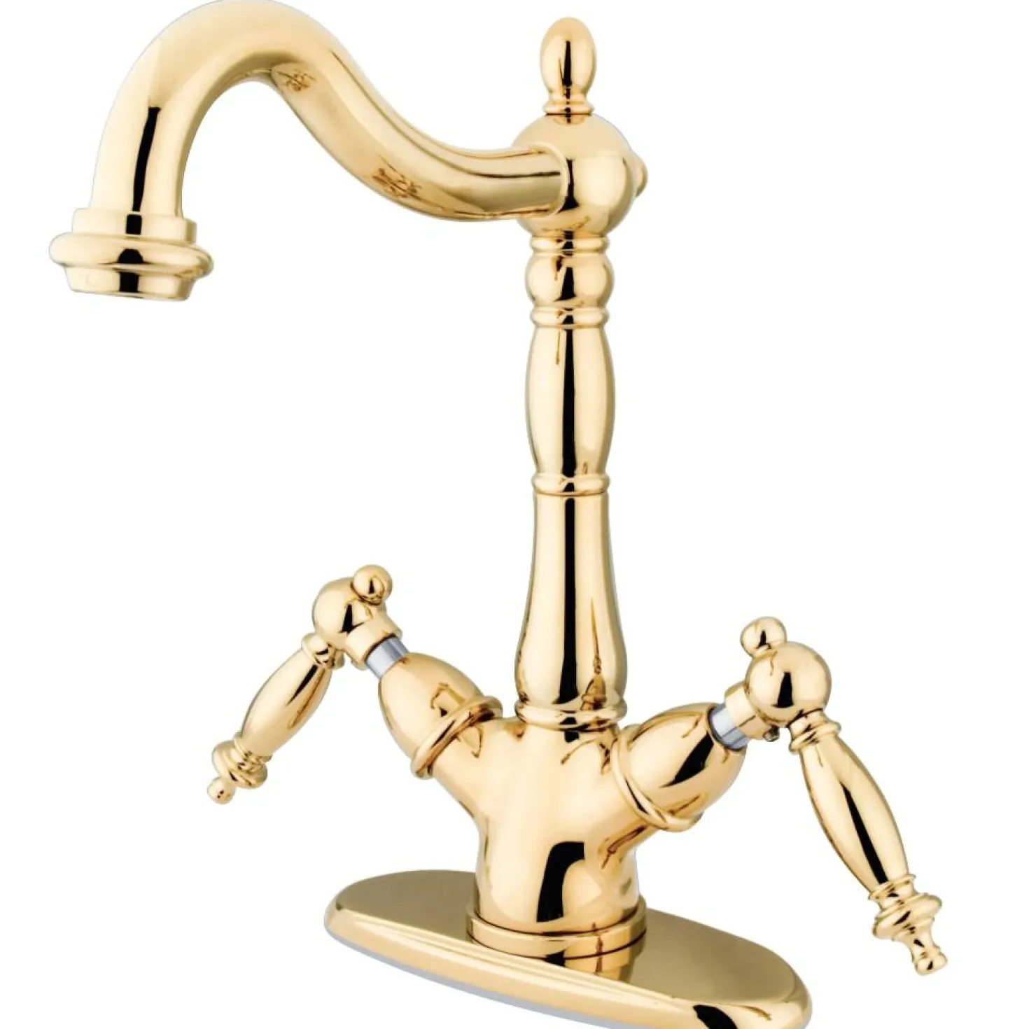Kingston Brass Heritage Vessel Deck Mount Sink Faucet