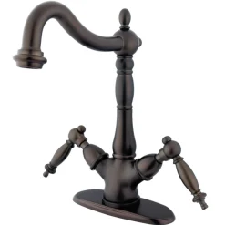 Kingston Brass Heritage Vessel Deck Mount Sink Faucet