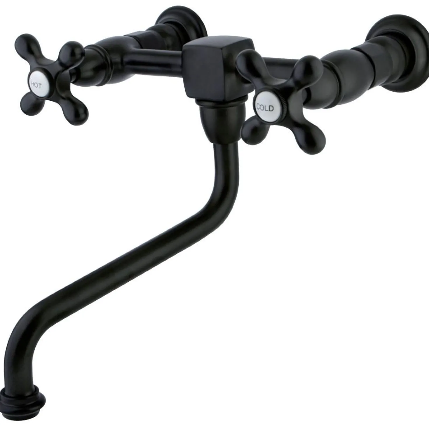 Kingston Brass Heritage Wall Mount Kitchen Faucet