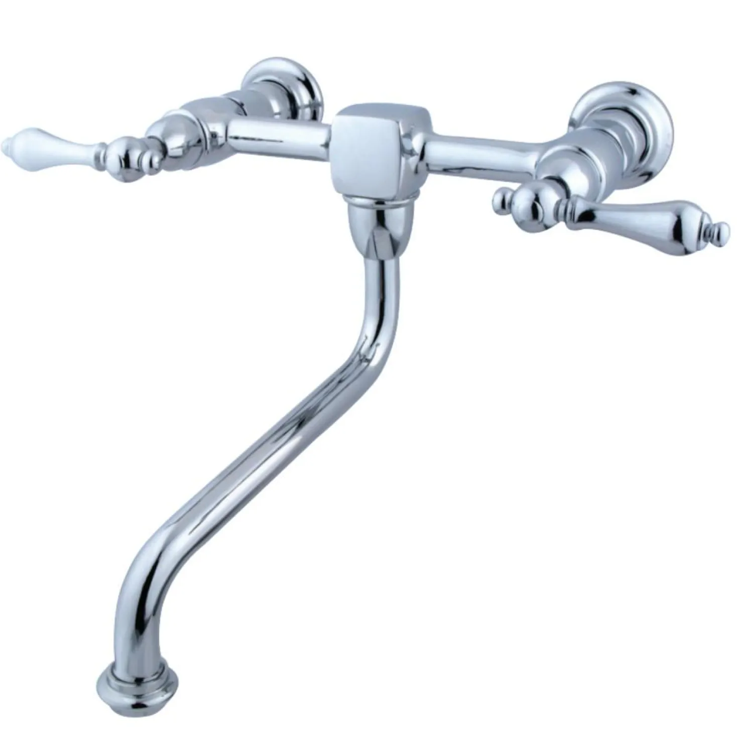 Kingston Brass Heritage Wall Mount Bathroom Faucet
