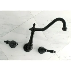 Kingston Brass Heritage Wall Mount Tub Filler