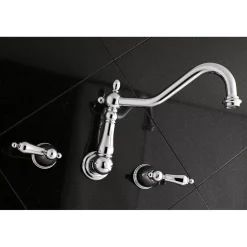 Kingston Brass Heritage Wall Mount Tub Filler
