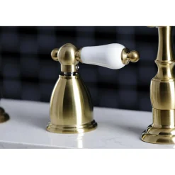 Kingston Brass Heritage Widespread 4-Hole Kitchen Faucet
