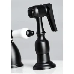 Kingston Brass Heritage Widespread 4-Hole Kitchen Faucet