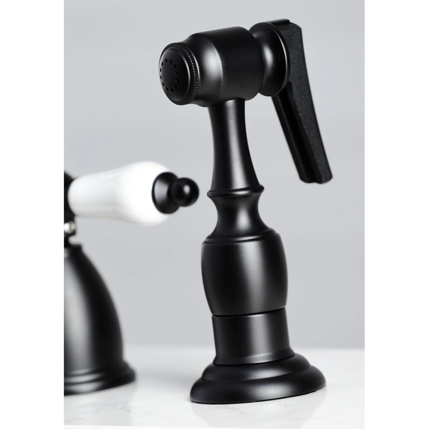 Kingston Brass Heritage Widespread 4-Hole Kitchen Faucet