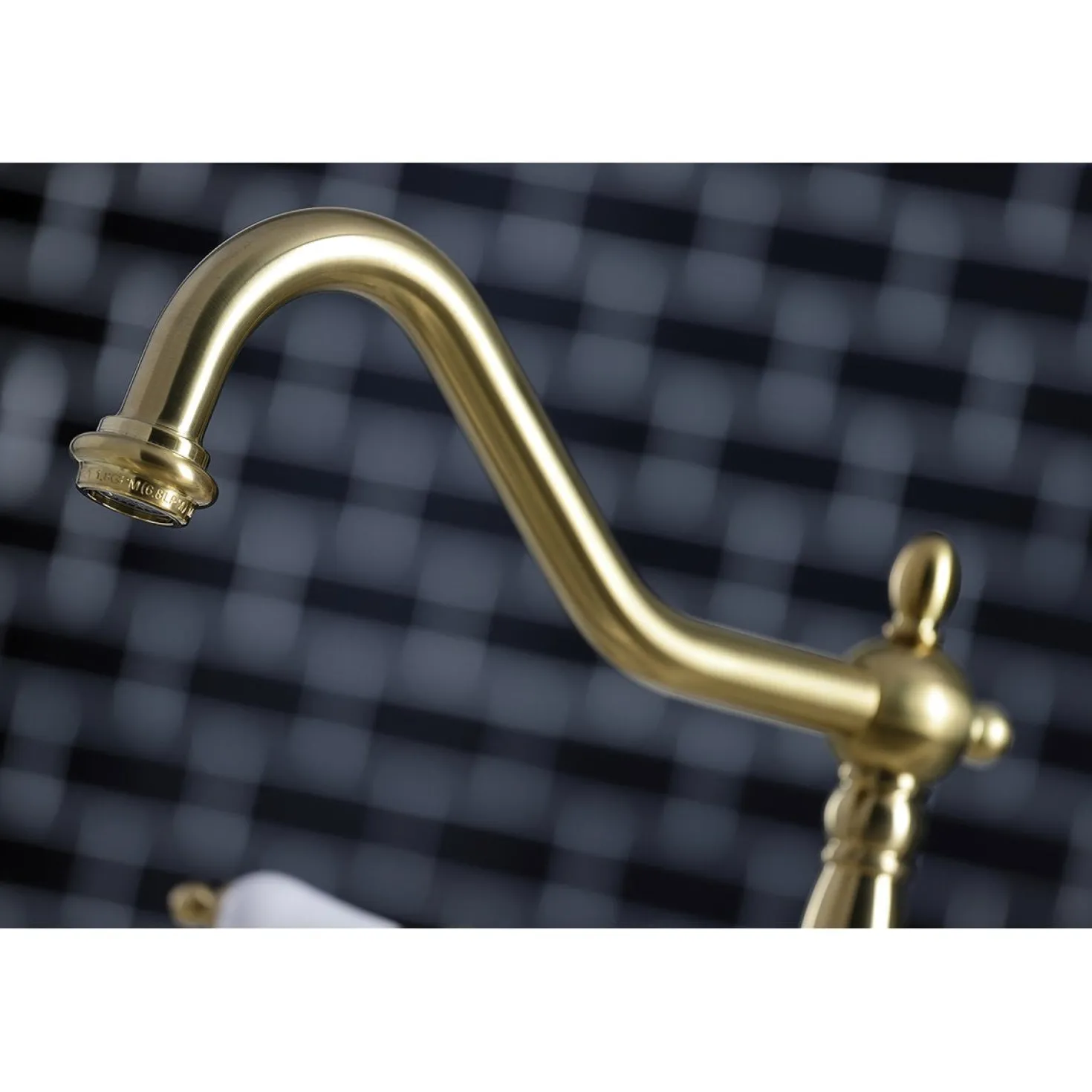 Kingston Brass Heritage Widespread 4-Hole Kitchen Faucet