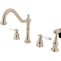 Kingston Brass Heritage Widespread 4-Hole Kitchen Faucet