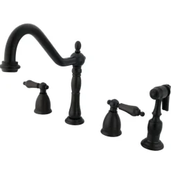 Kingston Brass Heritage Widespread Kitchen Faucet