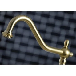 Kingston Brass Heritage Widespread Kitchen Faucet