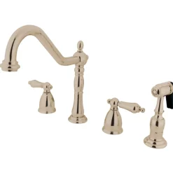 Kingston Brass Heritage Widespread Kitchen Faucet