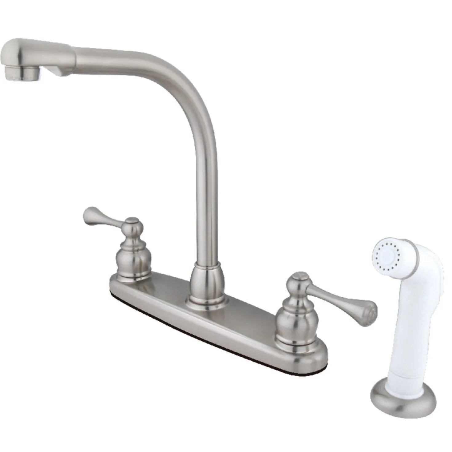 Kingston Brass 4-Hole 8-Inch Centerset Kitchen Faucet