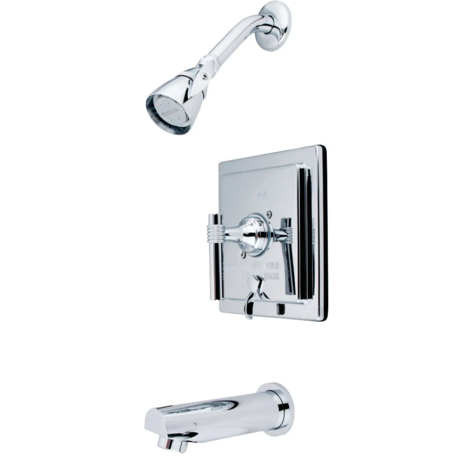 Kingston Brass 3-Hole Tub and Shower Faucet