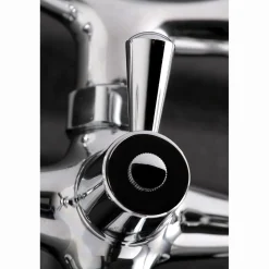 Kingston Brass 2-Hole Tub Wall Mount Clawfoot Tub Faucet with Hand Shower