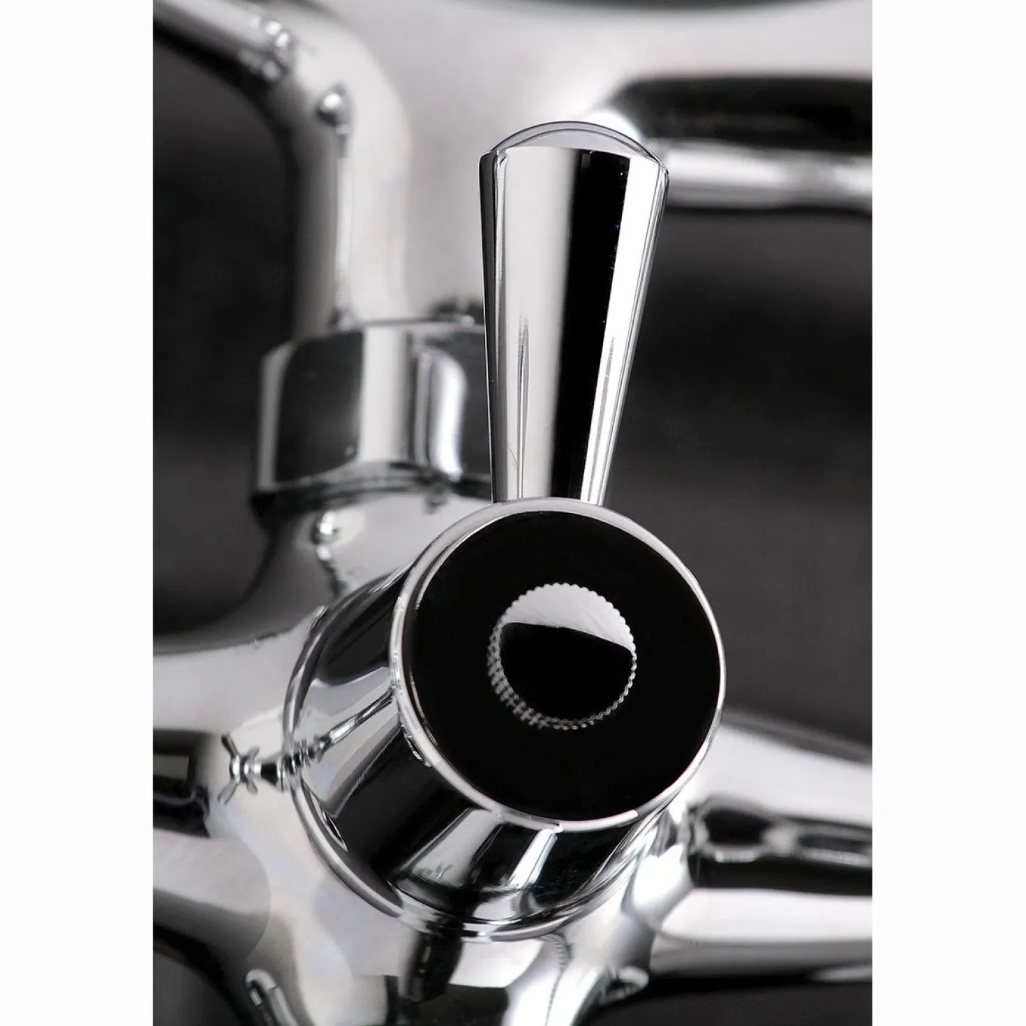 Kingston Brass 2-Hole Tub Wall Mount Clawfoot Tub Faucet with Hand Shower