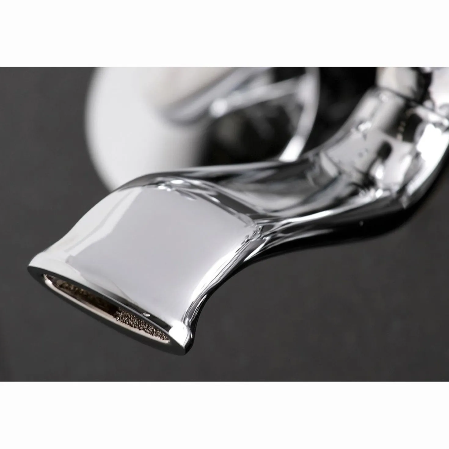 Kingston Brass 2-Hole Tub Wall Mount Clawfoot Tub Faucet with Hand Shower